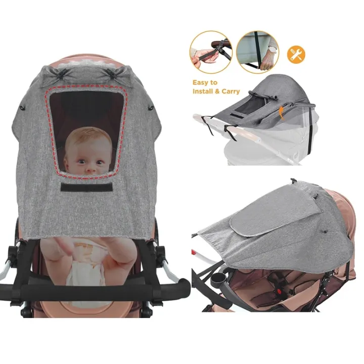 Baby%20Stroller%20Sun%20Shield%20Protector%20Universal%20Summer%20Outdoor%20Baby%20Pram%20Roof%20Anti%20Sun%20Coves%20Pushchair%20Cap%20Cart%20Awnings%20Accessories%20-%20Image%203