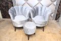 xaibs Round bedroom chair set with table. 