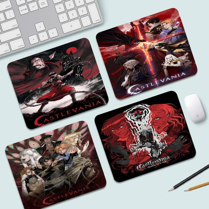 Castlevania Anime Game NEW Mouse Pad Custom Mousepad Game Small Size Computer Desk Pad Natural  Home Keyboard Pad