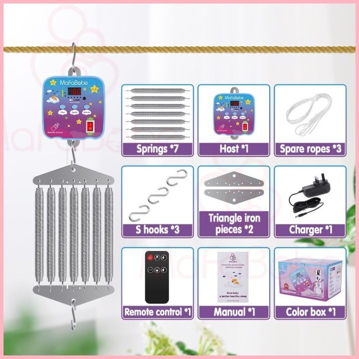 Electric%20Baby%20Cradle%20MUSIC%20spring%20Remote%20control%20cradle%20controller%20electronic%20crib%20automatic%20bounce%20-%20Image%208