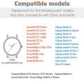 20mm Silicone Strap For Amazfit Bip 3 Pro/S Lite/U Pro/GTR 42mm Correa /GTS 4 Mini/2 2E 3 Wristband Bracelet/Galaxy Watch 6 5 4. 
