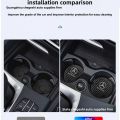 2Pcs Car Water Cup Bottle Holder Anti-slip Pad Mat Soft For Mercedes benz B R G Class GLK GLA C200 E200 C200L S400 E300 GLE S320. 