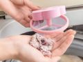 2pcs S9 Multifunction Laundry Mesh Washing Machine Filter Mesh Removal Hair Paper Net Lint Cleaning Mesh Bag. 