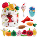 10/20/50 Pack Dog Squeaky Toys Plush Games Cute Plush Toys for Small Medium Dog Fleece Toys Wholesale. 