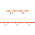 Speaker Handle Belt Silicone Detachable Speaker Grip Tape with 2 Pair Screws Outdoor Travel for Xtreme 4 Portable BT Speaker.