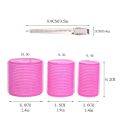 28pcs/Set Hair Roller Sets 18pcs Plastic Self Grip Hair Curlers 3 Sizes Hair Rollers 10pcs Metal Clips DIY Hairdressing Tools. 