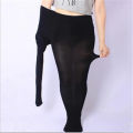 Women's Large Size Super Elastic Black Leggings Fashion Soft Stockings Pants Long Socks.