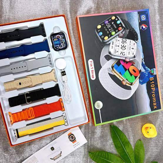S10 Pro Max Smart Watch Series 9 7in1 Set Men Women Watch Multiple Sport Full Touch Screen Sleep Heart Rate Monitor Smartwatch Bluetooth Calling Wireless Charging Smartwatch