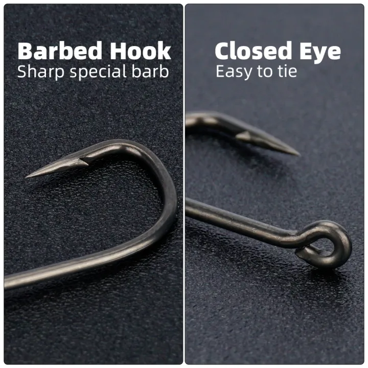 Hirisi%2050pcs%20PTFE%20Coated%20High%20Carbon%20Stainless%20Steel%20Barbed%20Fish%20Hook%20With%20Eye%208027%20Fishing%20Accessories%20Spliceable%20Plastic%20Box%20-%20Image%203
