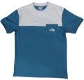 The North face colour Block Grid T-Shirt | The North Face T Shirt for Mens| The Northface Tshirt| The Northface jersy cotton shirt| The Northface printed Tee Shirt| The NorthFace Tshirt for Boys| The Northface Summer Collections new Arrival shirts|NF. 