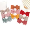 3Pcs/Set Headband For Baby Girls Bows Elastic Knotted Soft Hair Band Knitted Kids Headwear Newborn Turban Hair Accessories Gifts. 
