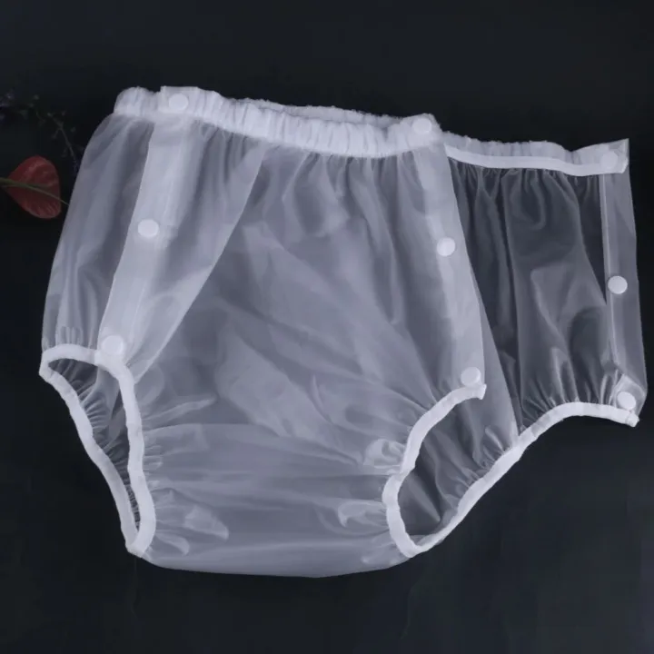 Waterproof%20TPU%20Adult%20Diaper%20Panties%20%20Snap%20Button%20Design%20Can%20Be%20Opened%20Easy-to-clean%20Incontinence%20Pant%20Translucent%20Swimming%20Cover%20-%20Image%202