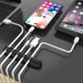 Cable Organizer Management Wire Holder Flexible USB Cable Winder Tidy Silicone Clips For Mouse Keyboard Earphone Protector. 