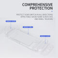 Data Frog Transparent Protective Case with Scratch Protection for Handheld Game Console Clear Hard Cover for Switch. 