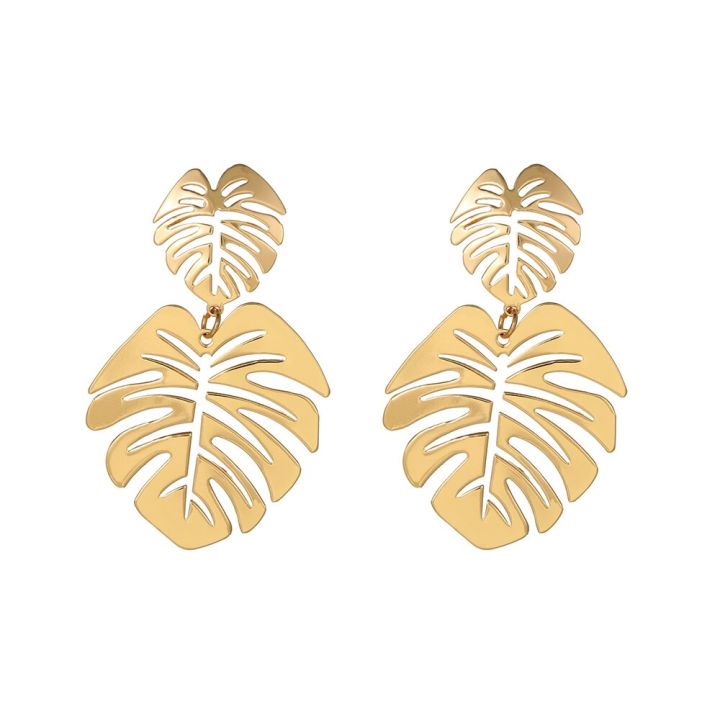 Bohemian%20Hollow%20Exaggerated%20Leaf%20Dangle%20Drop%20Earring%20For%20Women%20Lady%20Geometric%20Gold-color%20Tropical%20Plant%20Female%20Jewelry%20New%20%20-%20Image%207