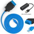 ENET ICOM Connector for BMW F-series, Rea ENET Encoded Cable Ethernet To OBD2 Diagnostic Interface.