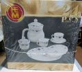 Marble Tea Set 24 Pcs Corelle Premium Quality Imported 6 Person Serving. 