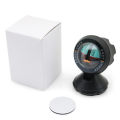 HD High-Precision Car Compass Inclinometer Slope Meter Vehicle Declinometer Gradient Finder Tool Car Accessories. 