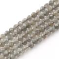2/3mm AA+ Natural Gray Labradorite Faceted Tiny Stone Loose Spacer Beads for Jewelry Making DIY Gift Bracelet Necklace Accessory.