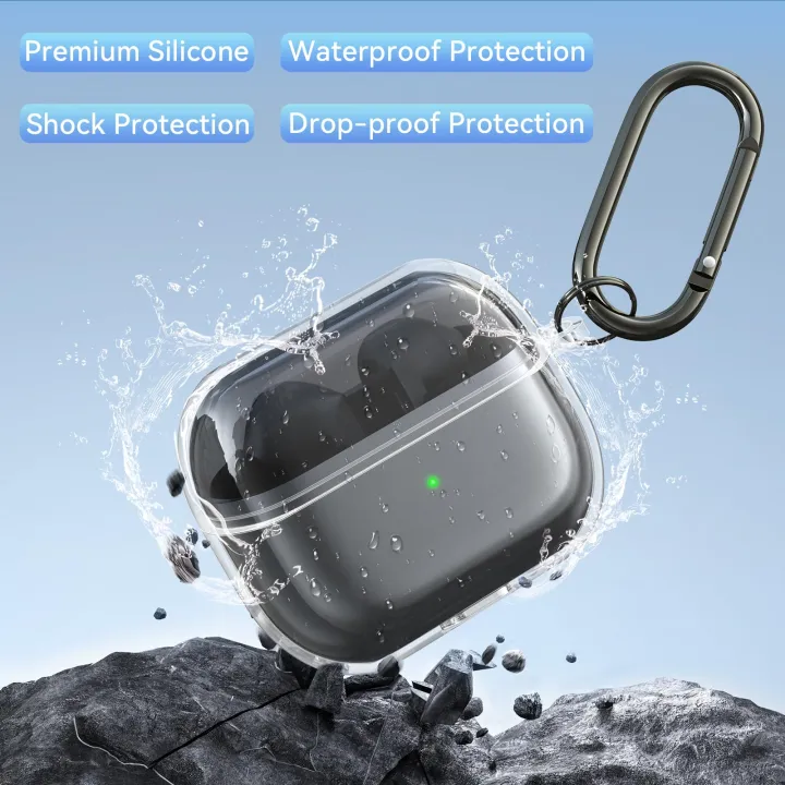 for%20Samsung%20Galaxy%20Buds%203%20Pro%20&%20Buds%203%20Case%20Cover%20Soft%20Silicone%20Protective%20Case%20Accessories%20with%20Carabiner%20for%20Men%20Women%20(Clear)%20-%20Image%207