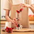 Portable juicer Fresh Juice Bottle Blender Plus 500ml Wireless Fruit Mixers 6 Blades 2400mAh Food Milkshake Ice Crush Cup. 