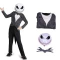 Anime Nighmare Jack Skellington Cosplay Costume Jack Before Mask Cos Bodysuit Suit Halloween For Boys Girls Christmas. 
