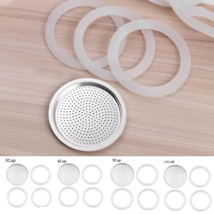 1%20Set,%203pcs%20Silicone%20Gaskets%20and%201pc%20Aluminum%20Filter%20Moka%20Pot%20Coffee%20Bottle%20Replacement%20Compatible%20with%203/6/9/12%20Cup%20Moka%20Expres%20-%20Image%204