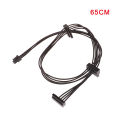35/45/65cm Mini 4 Pin to One/Two/Three SATA Power Supply Cable For Main Board Interface SATA SSD HDD Cable Power Supply Cable.