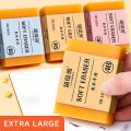 Extra Large No Smudge Soft Soap  Eraser for B 2B 3B 4B Drawing Sketch Pencils for School Office Art. 
