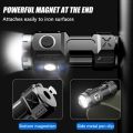 New Ultra Bright Flashlight 4/6/8*P35 LED Mini Super Bright Torch USB Rechargeable Waterproof Light With Magnet Emergency Lamp. 