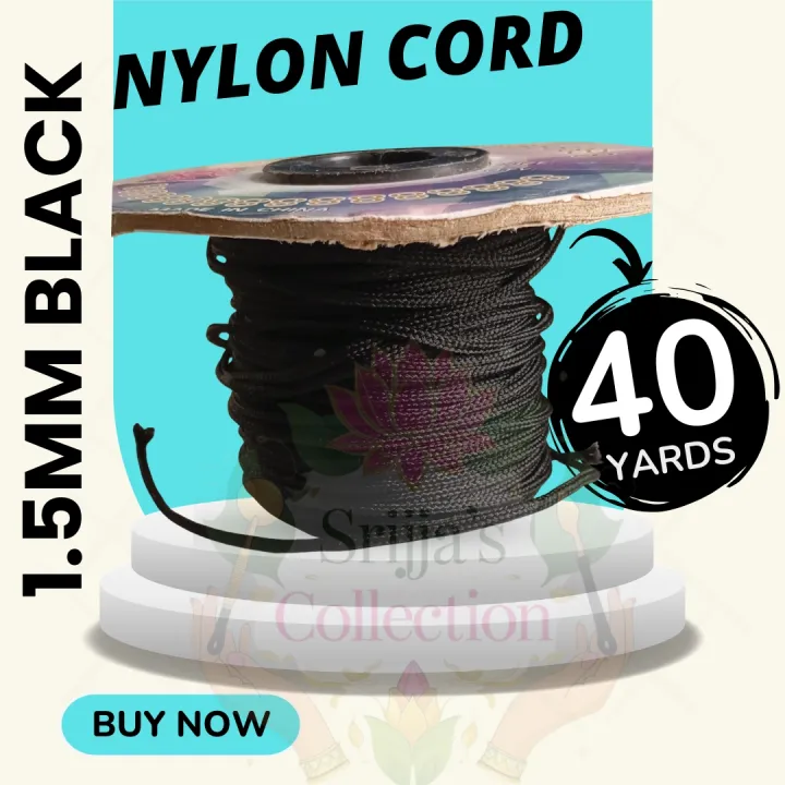 1.5mm%20Black%20Nylon%20Cord%20Satin%20String%20/%20Glazy%20Cord%20for%20Craft,%20Chinese%20Knotting,%20Necklaces,%20Bracelet%20Jewelry%20Making%20-%20Image%207