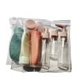 11pcs Travel Bottles Set With Storage Bag Travel Size Empty Liquid Cream Lotion Containers Fine Mist Spray Bottle Squeeze Tubes. 