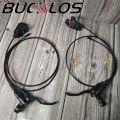 BUCKLOS Electric Bike Hydraulic Disc Brake Set 2 Pistons E-BIKE Fold Bicycle Power Control Shifter Cut Power Off Cycling Brakes. 