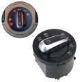For Golf Jetta MK5 MK6 GTI Passat B6 B7 CC Touran Tiguan Headlight Switch Lamp Switches Fog Head Light Knob. 