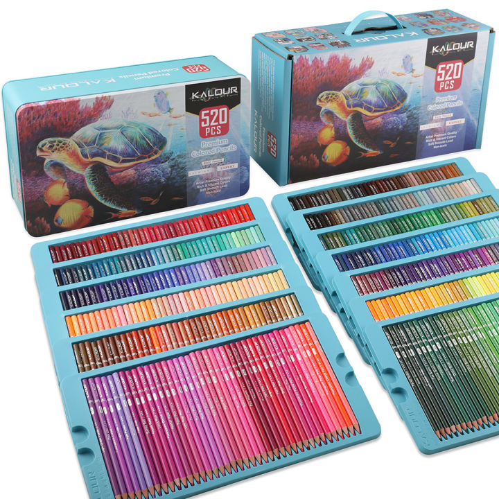 KALOUR%20Premium%20Color%20Pencil%20520%20Color%20with%20iron%20box%20-%20Image%202