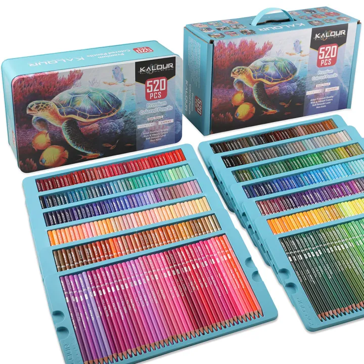 KALOUR%20Premium%20Color%20Pencil%20520%20Color%20with%20iron%20box%20-%20Image%202