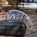 ROCKBROS New Cycling Glasses Ultralight Photochromic Anti-Fog Cycling Sunglasses MTB Road Outdoor Sports UV Protection Goggles ﻿. 