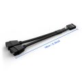 Motherboard USB 2.0 9pin Header 1 to 2 Extension Hub Splitter Adapter Converter.