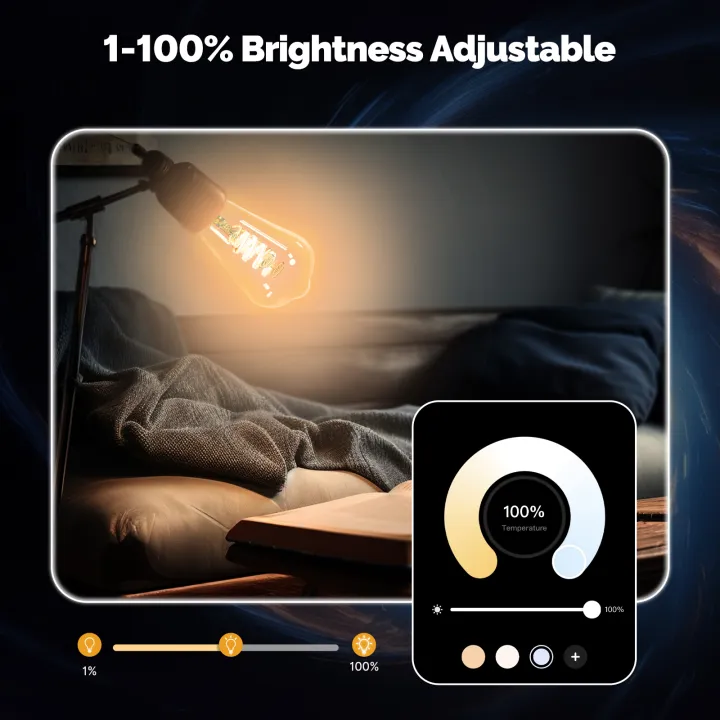 MOES%20Tuya%20Zigbee/Matter%20WiFi%20Smart%20ST64%20LED%20Bulb%20Biological%20Rhythm%20RGB%20Colors%20Music%20Scene%20Mode%20Smart%20Linkage%20Wireless%20Control%20-%20Image%203