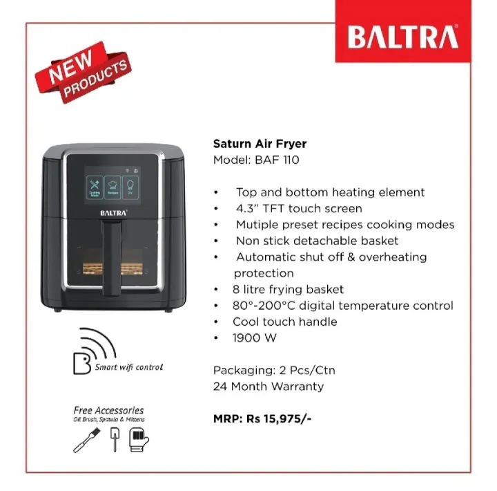 Baltra%20Saturn%20Digital%20Air%20Fryer%208%20Ltrs%20With%20Large%20Touch%20Screen%20Display%20-%20Image%202