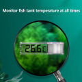 Waterproof Aquarium Thermometer 3D Digital LCD Electronic Fish Tank Temperature Fish Turtle Temp Meter Aquarium Decoration. 