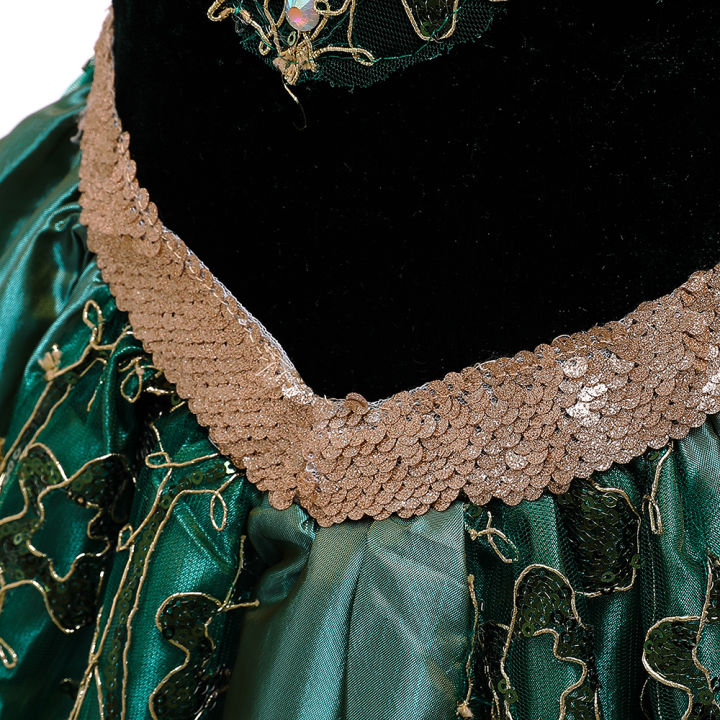 Girls%20Ice%20Green%20Frozen%20Anna%20Party%20Princess%20Gown%20Kids%20Embroidery%20Cosplay%20Dress%20Young%20Girl%20Fluffy%20Evening%20Clothes%20Children%20Costume%20-%20Image%206
