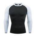 Compression T Shirt Men Long Sleeve Bodybuilding Running Shirt Quick Dry Workout Fitness Tights Gym Sport T-shirt Men Rashgard.