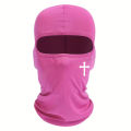 Breathable Black Cross Balaclava Full Face Ski Mask Perfect for Bicycle, Motorcycling, Hiking, Skiing Outdoor Sports Tool.