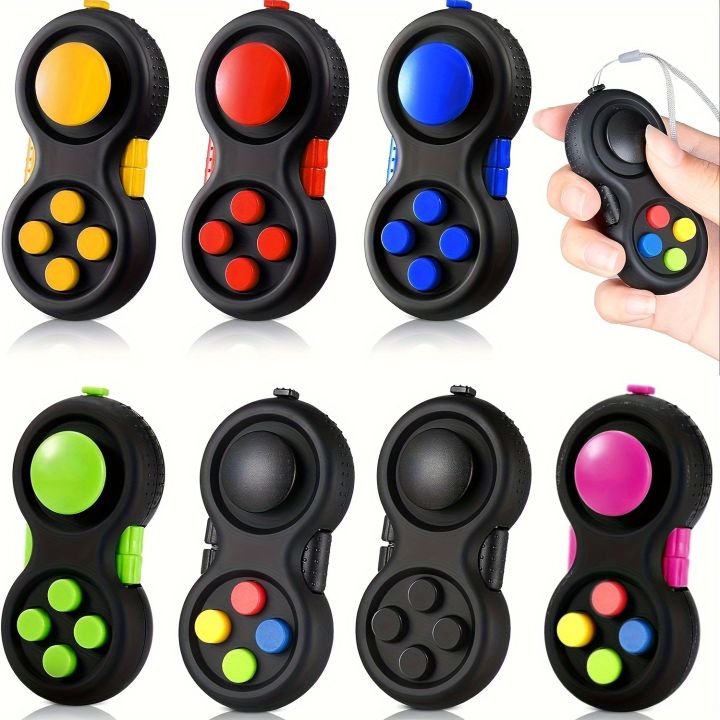 Fidget%20Pad%20with%208%20Fidget%20Functions,%20Fidget%20Controller%20Stress%20Reducer,%20Fidget%20Toy%20Cube%20Relieves%20Stress%20and%20Anxiety%20Relief%20Toys%20-%20Image%202