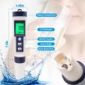 5-in-1 Digital Water Quality Testing Meter | pH, TDS, EC, Salinity & Temperature Tester (with free battery).