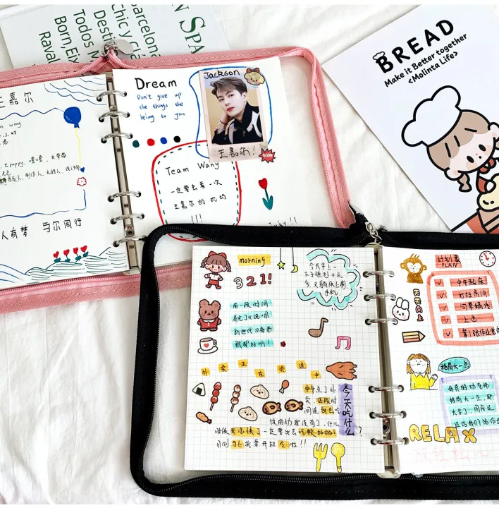 %202023%20Cute%20A5/A6%20My%20Journal%20Agenda%20Notebook%20&%20DIY%20Photocard%20Binder%20Organizer%20%20Book%20School%20Stationery%20-%20Image%206