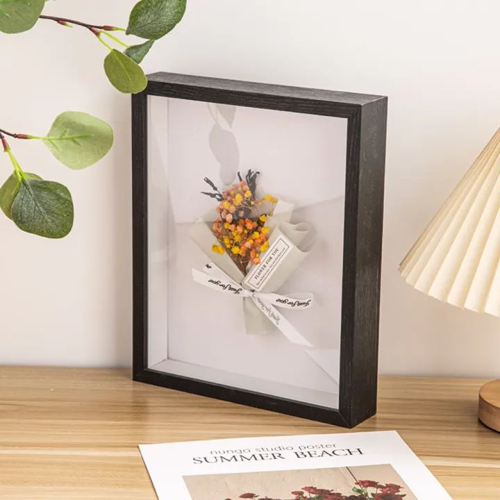 1PC Shadow Box Frame Multi-size Wooden Photo Frame For Dried Flower ...