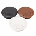 Wire hole plastic covers for office computer desk 50mm. 