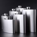 1-10oz Stainless Steel Hip Flask Wine Whisky Pot Bottle For Men Portable Drinker Alcohol Container Pocket Wine Bottle Screw Cap.